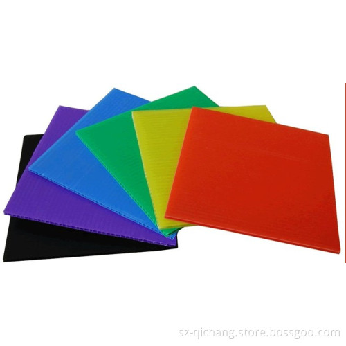Colorful PP Corrugated Plastic Sheet